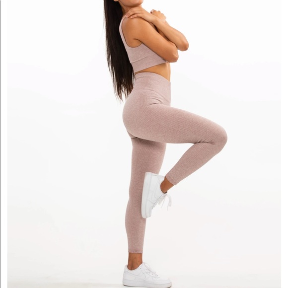 ETHOS ribbed leggings sz S - Picture 4 of 9